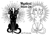 Mystical Black Cat, an Object Graphic by Anastasia (Thumbnail 12 of 15)