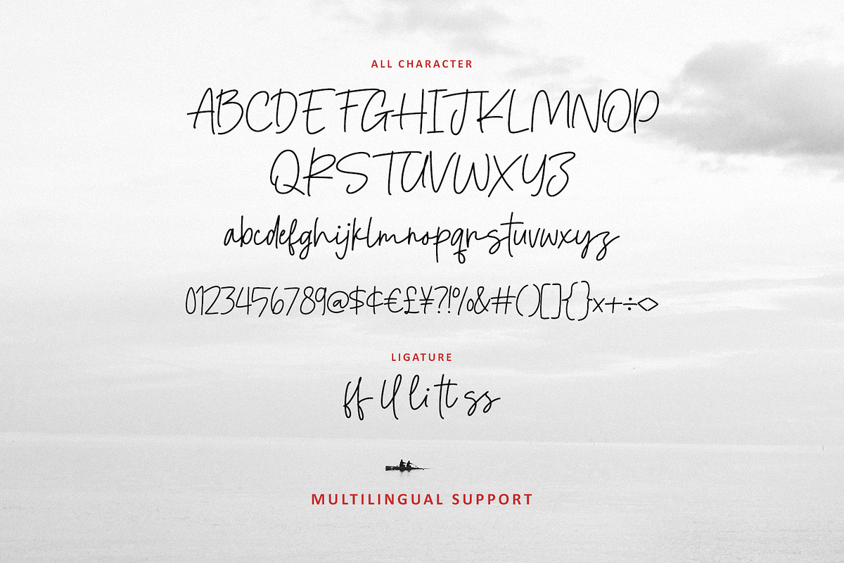 Eventios Redpotion Chic Monoline, a Script Font by Maulana Creative (Photo 3 of 7)