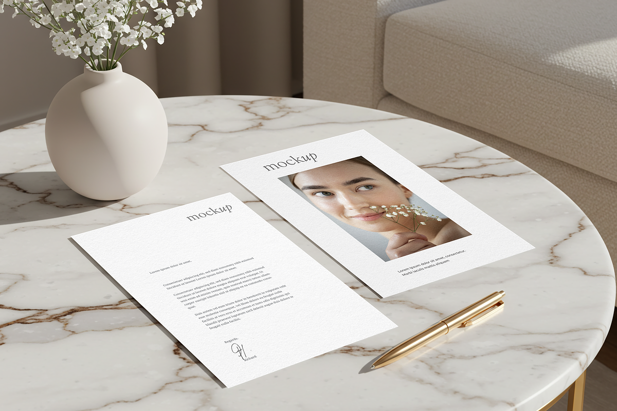 Aesthetic Stationery Mockup PSD, a Mockup by Julia Anderi - Studio (Photo 1 of 2)