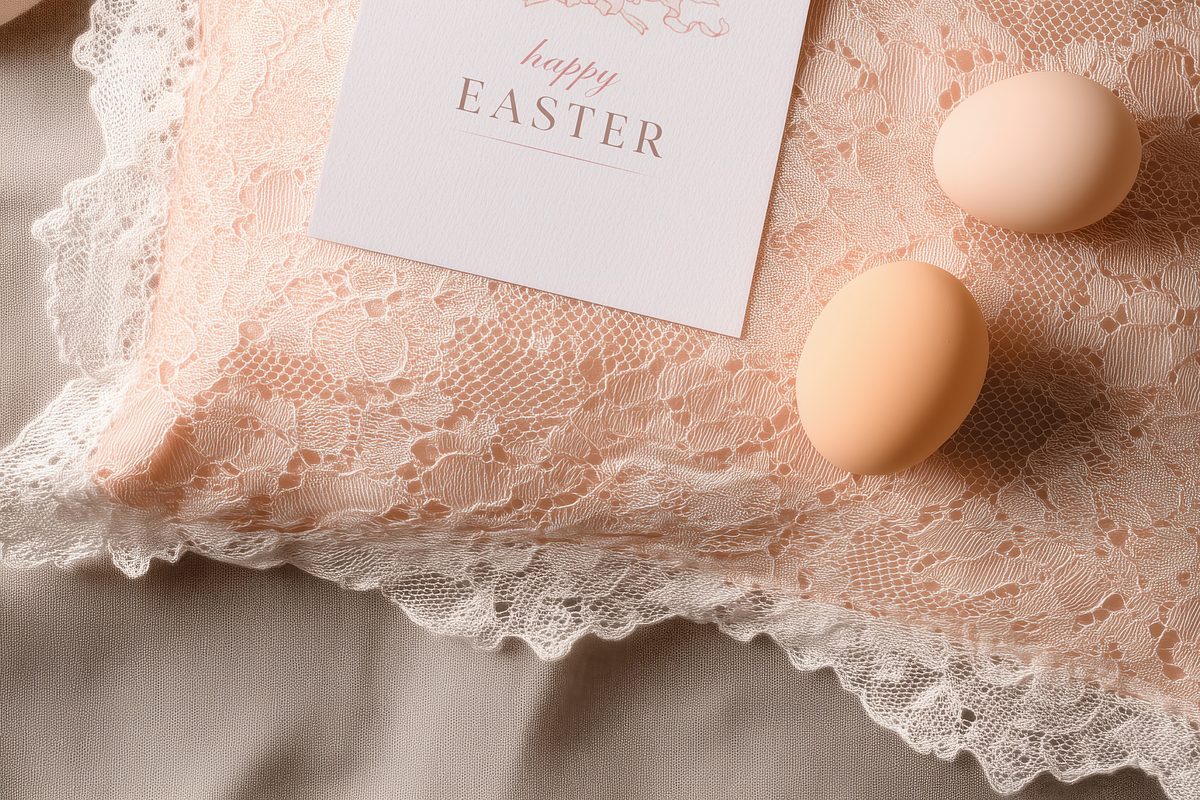 Rococo Lace 5x7 Easter Card Mockup, a Product Mockup by Serenefeeling (Photo 4 of 6)