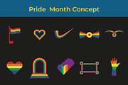 Pride  Month Concept, a Decorative Illustration by Lakhan1998 (Thumbnail 2 of 2)