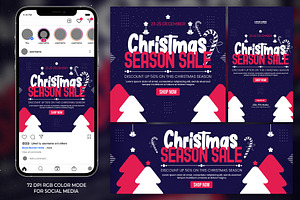 Christmas Sale Social Media Pack