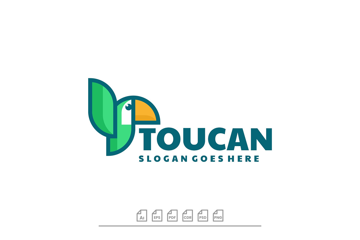 Logo Toucan Simple Mascot Style, a Branding & Logo Template by ARIF22GANTENG