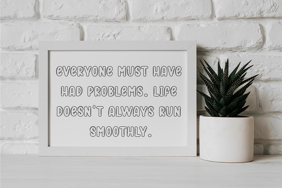 Special Bubble | Script Font, a Script Font by Scratchones (Photo 3 of 8)