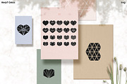 Heart Geos Vectors - Cricut etc, a Healthcare Illustration by Kessens (Thumbnail 1 of 3)