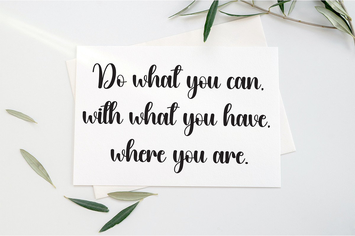 Cherry Bloosom | Script Font, a Handwritten Font by Scratchones (Photo 3 of 8)