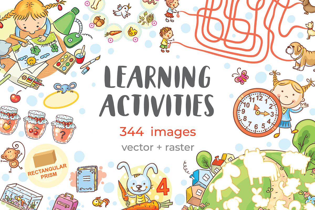 Logic games and tasks for preschool, an Education Illustration by Bubert Art (Photo 1 of 4)