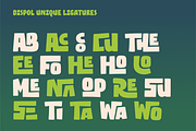Dispol; Bold DIsplay Font, a Sans Serif Font by Eko Bimantara (Thumbnail 5 of 7)