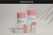 Cosmetic Jar & Box Packaging Mockup, a Packaging Mockup by Assyat (Thumbnail 8 of 22)