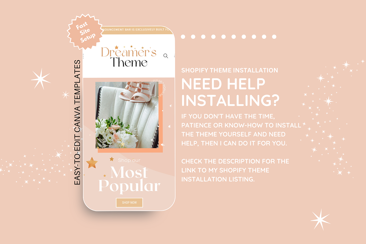 Peach Shopify Theme, a Shopify Template by SunshineStudioBoutique (Photo 9 of 10)