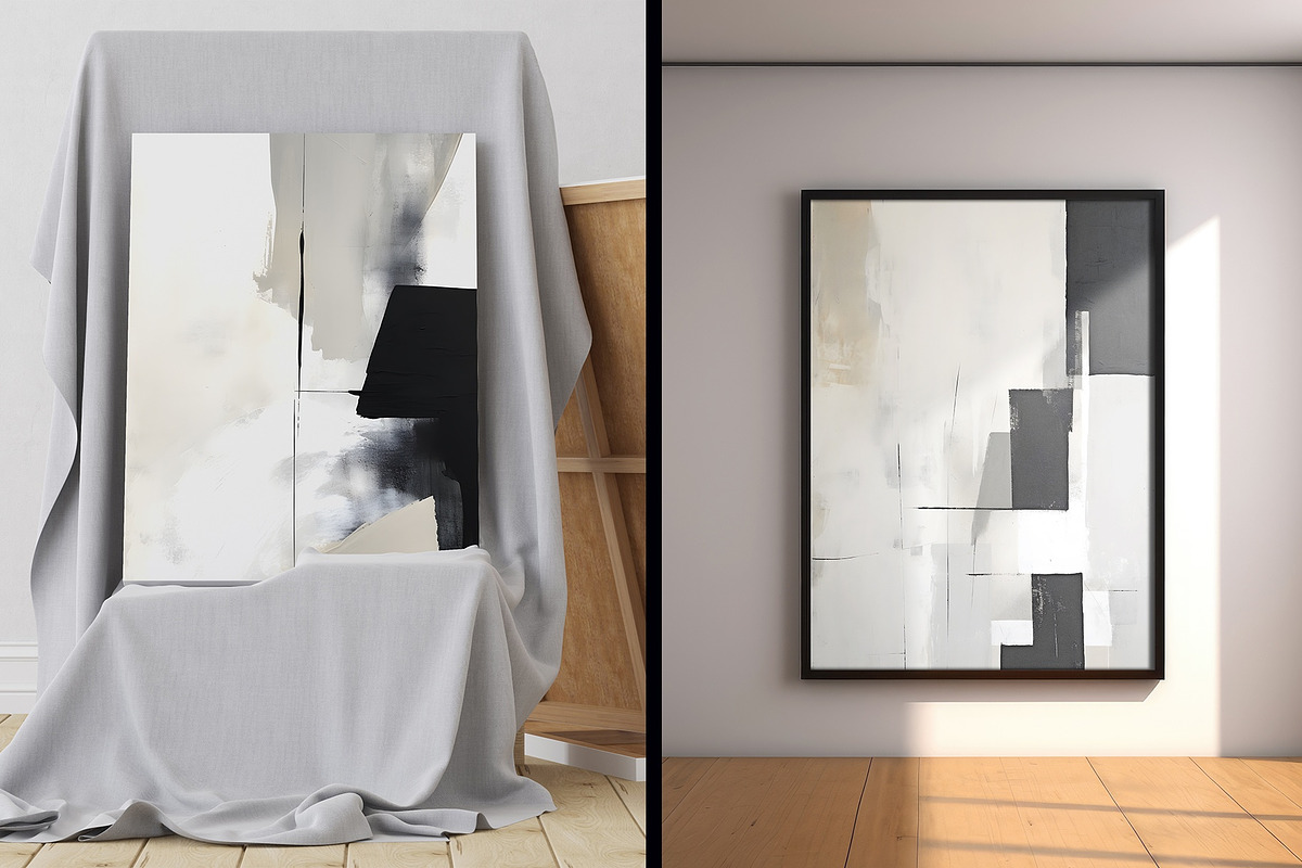 Abstract minimalist  Modern Painting, a Decorative Illustration by Vibrand Studio (Photo 6 of 11)