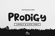 Prodigy Font, a Sans Serif Font by YandiDesigns (Thumbnail 1 of 4)