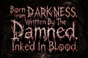 CultsithRitual - Cursed Damned, a Handwritten Font by HypeWorksCo (Thumbnail 2 of 9)