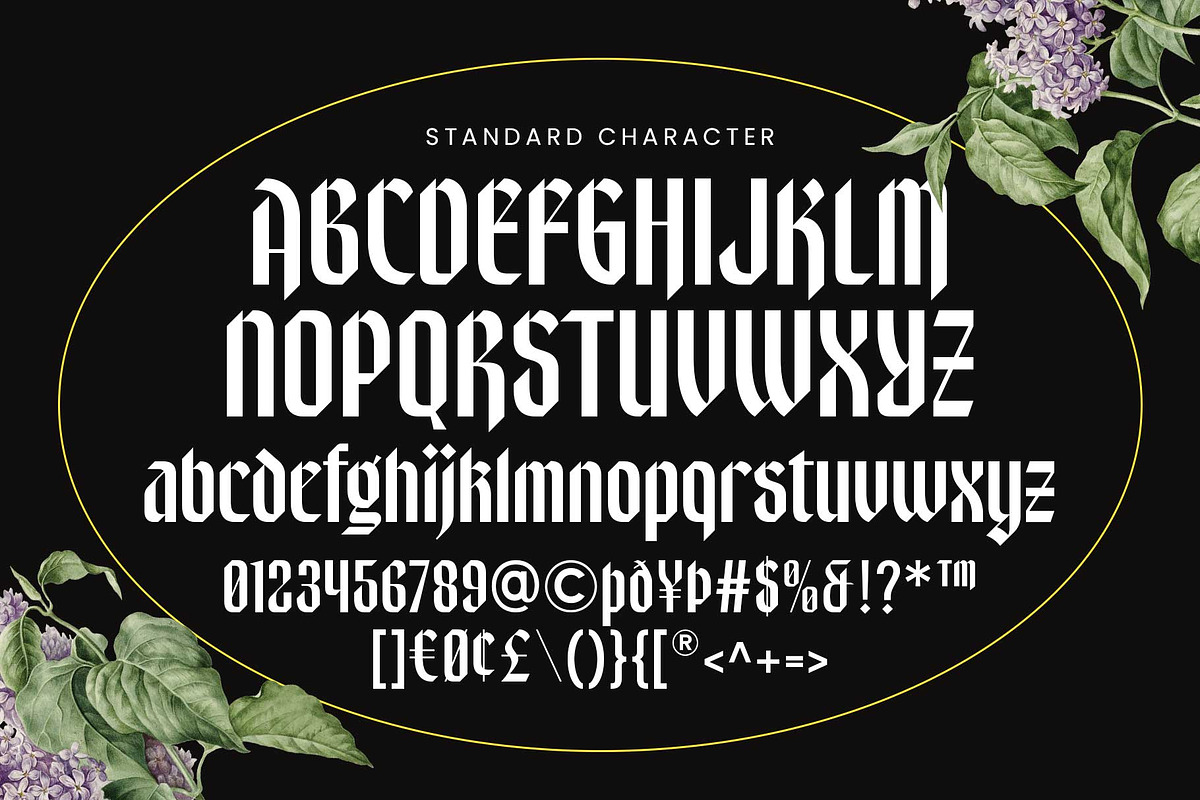 Nightwoe - Modern Blackletter, a Blackletter Font by Novitype (Photo 13 of 13)