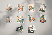 Hugge. Furniture collection., a Decorative Illustration by Merfin (Thumbnail 15 of 16)