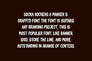 Socka Rockers - Marker & Chalk Font, a Sans Serif Font by Iqsiart Studio (Thumbnail 5 of 8)