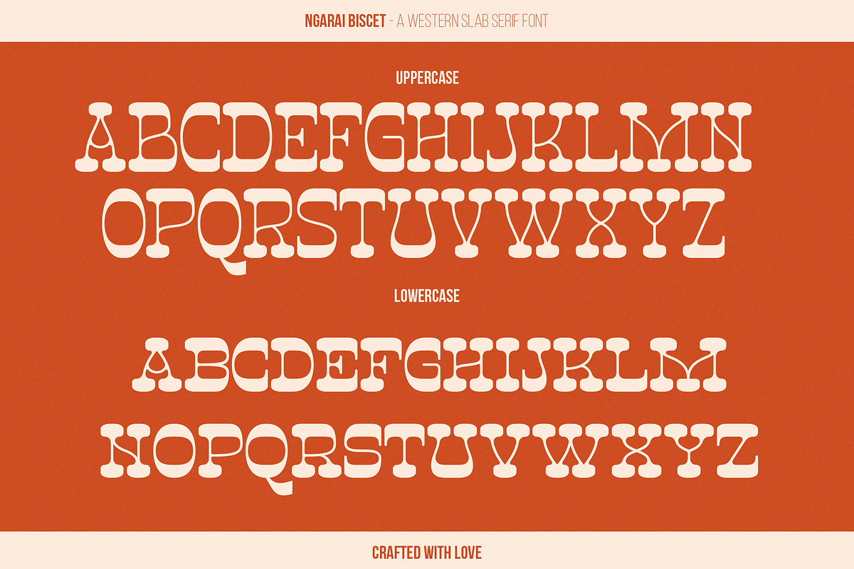Ngarai Biscet | Western Slab Serif, a Slab Serif Font by Denustudios (Photo 13 of 15)