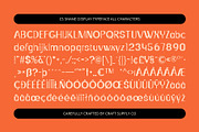 CS Shane – Stripe Font, a Sans Serif Font by Craft Supply Co. (Thumbnail 8 of 8)