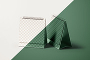 Square Desk Calendar Mockup Set, a Print Template by mockupatelier (Thumbnail 3 of 10)