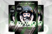 Grunge Club - Flyer Template, a Flyer Template by Flyermarket (Thumbnail 1 of 3)