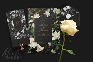 Moonlit Garden Floral Patterns