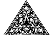 Decorative Celtic Triangle Floral, an Object Graphic by Creativeshirt (Thumbnail 13 of 18)