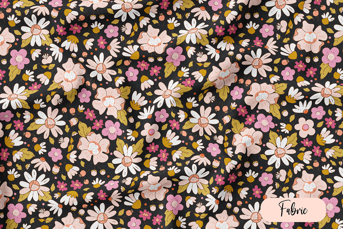 Magic garden flower patterns, a Pattern Graphic by rosypatterns