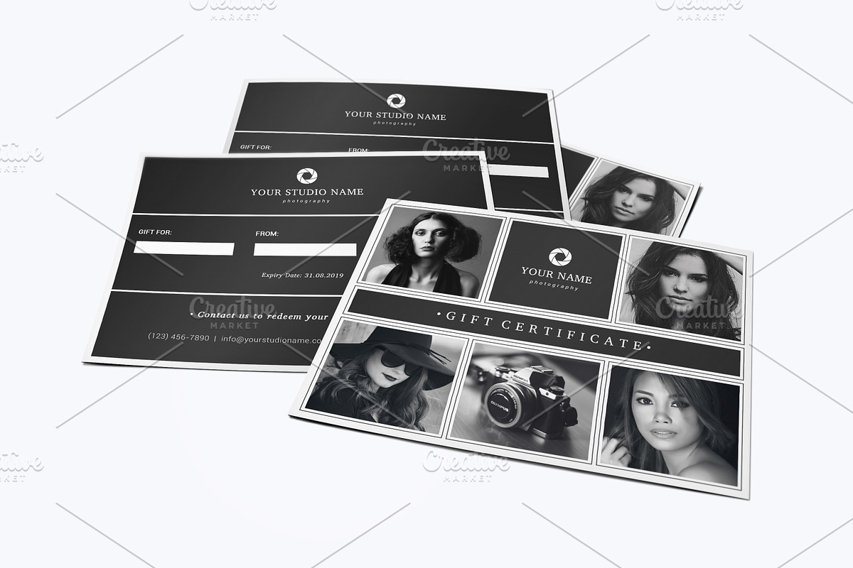 Photography Gift Certificate Templat, a Marketing Template by NM-Design-Studio (Photo 1 of 4)