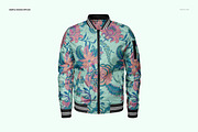Men's Bomber Jacket Mockup Set, a Hoody Mockup by creatsy5 (Thumbnail 4 of 9)