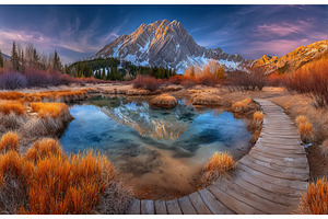 At Spring Mountain in Glacier, a Nature Photo by ZinetroN