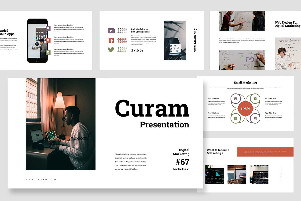 Curam : Digital Kit Google Slides, a Presentation Template by Punkl Camp (Photo 1 of 9)