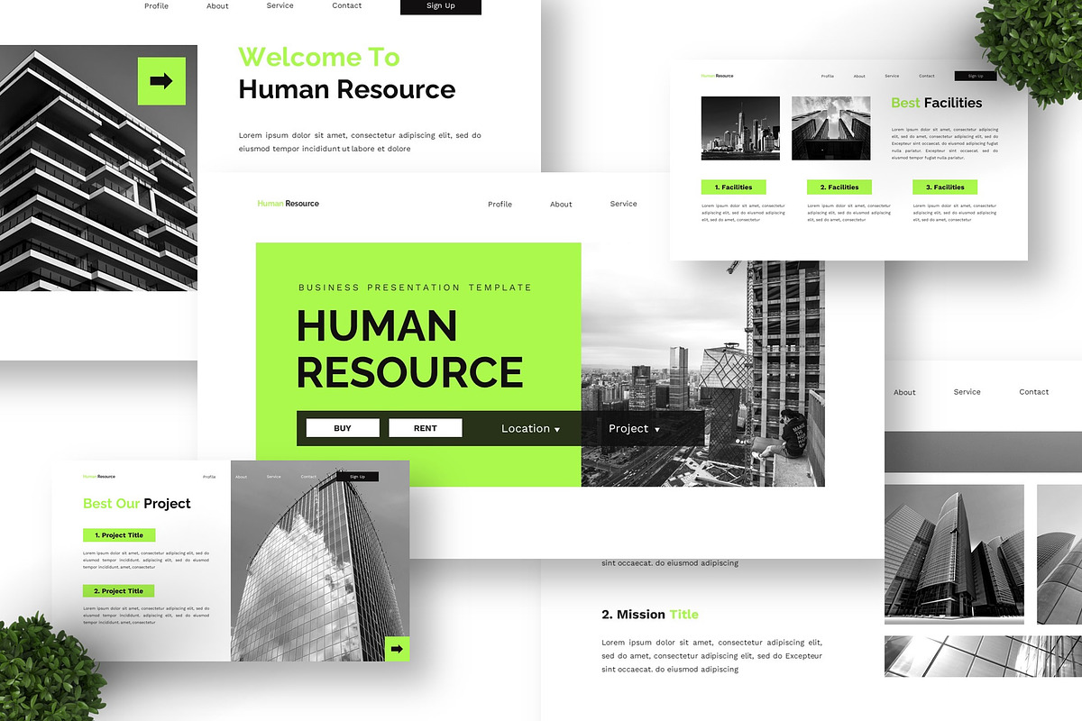 Human Resource - Business Powerpoint preview 4