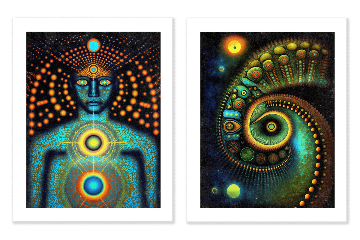 Dage Collection · Shaman Vision, a Decorative Illustration by milatovar (Photo 6 of 19)