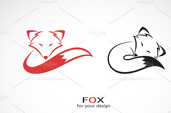 Vector Of A Fox Design. Animals.