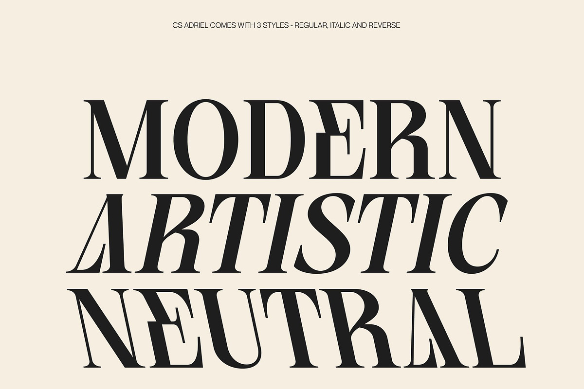 CS Adriel – Modern Serif Font, a Serif Font by Craft Supply Co. (Photo 5 of 8)