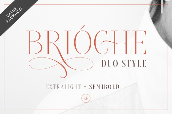 Brioche - (ExtraLight & SemiBold) preview 8