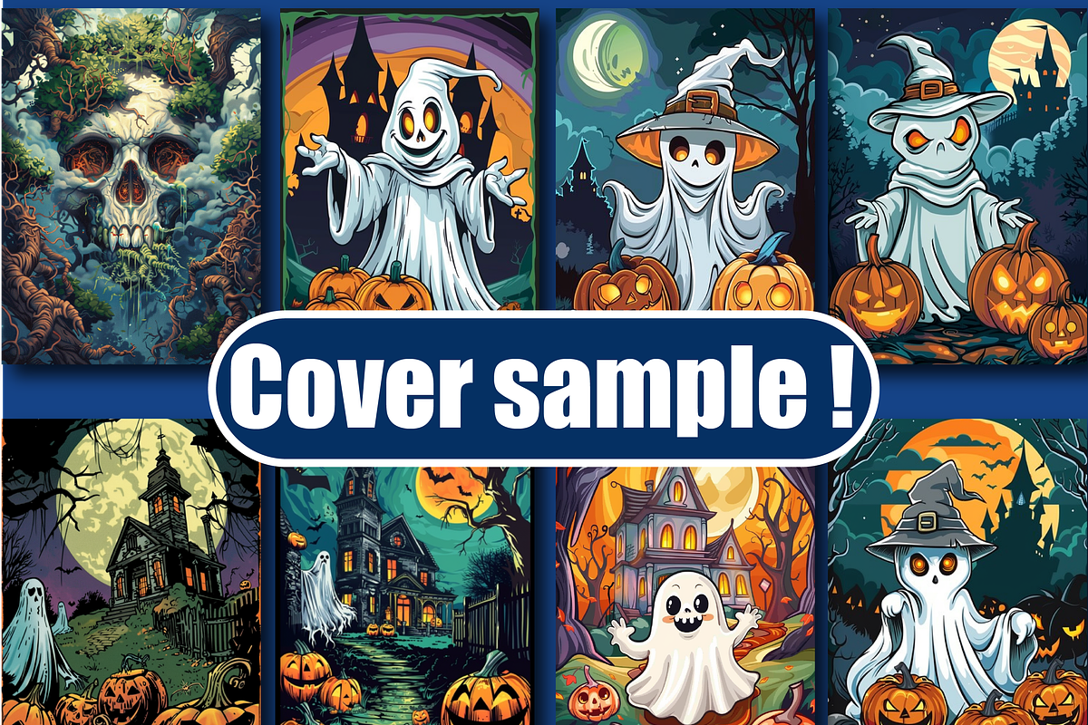 Halloween Ghost Coloring Book, an Animal Illustration by Printable Design Store (Photo 2 of 3)