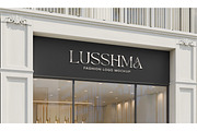 Sign & storefront logo mockup, an Advertising Mockup by Mockthethics. (Thumbnail 11 of 12)