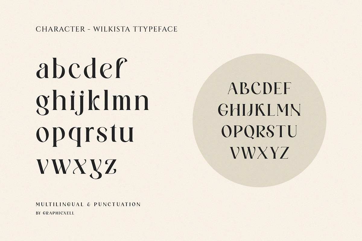 Wilkista - Ligature Typeface, a Serif Font by Graphicxell (Photo 14 of 18)