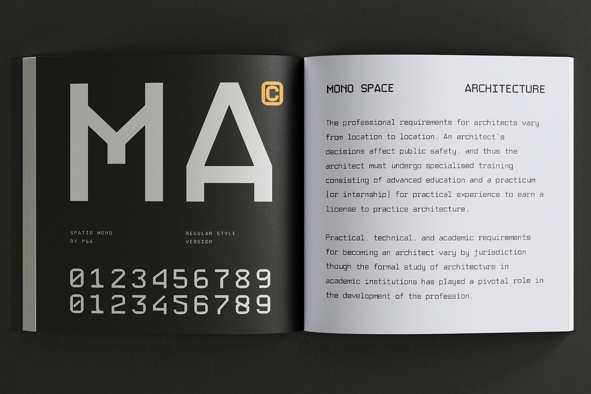 Spatio Mono - Monospace Font, a Sans Serif Font by Prominent & Affluent (Photo 5 of 10)