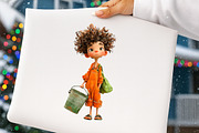 Funny Summer Beach Kids Clipart, an Illustration by Digital Artistic99 (Thumbnail 10 of 11)