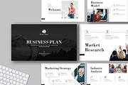 Minimal Business Plan Presentation, a Presentation Template by Mighty-Slide (Thumbnail 1 of 6)