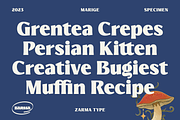 Marige - Modern Display Serif Font, a Serif Font by Zarma Type (Thumbnail 3 of 12)