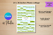 24x36 Photo Collage - Canva Template, a Templates & Theme by Adalin Shop (Thumbnail 2 of 4)
