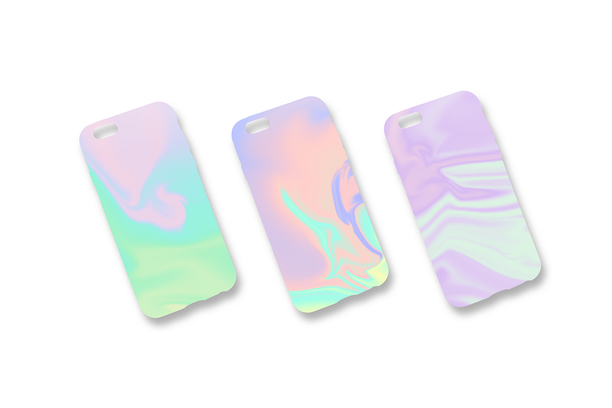 Pastel Holographic Backgrounds, a Texture Graphic by CL Creative Studio (Photo 4 of 7)