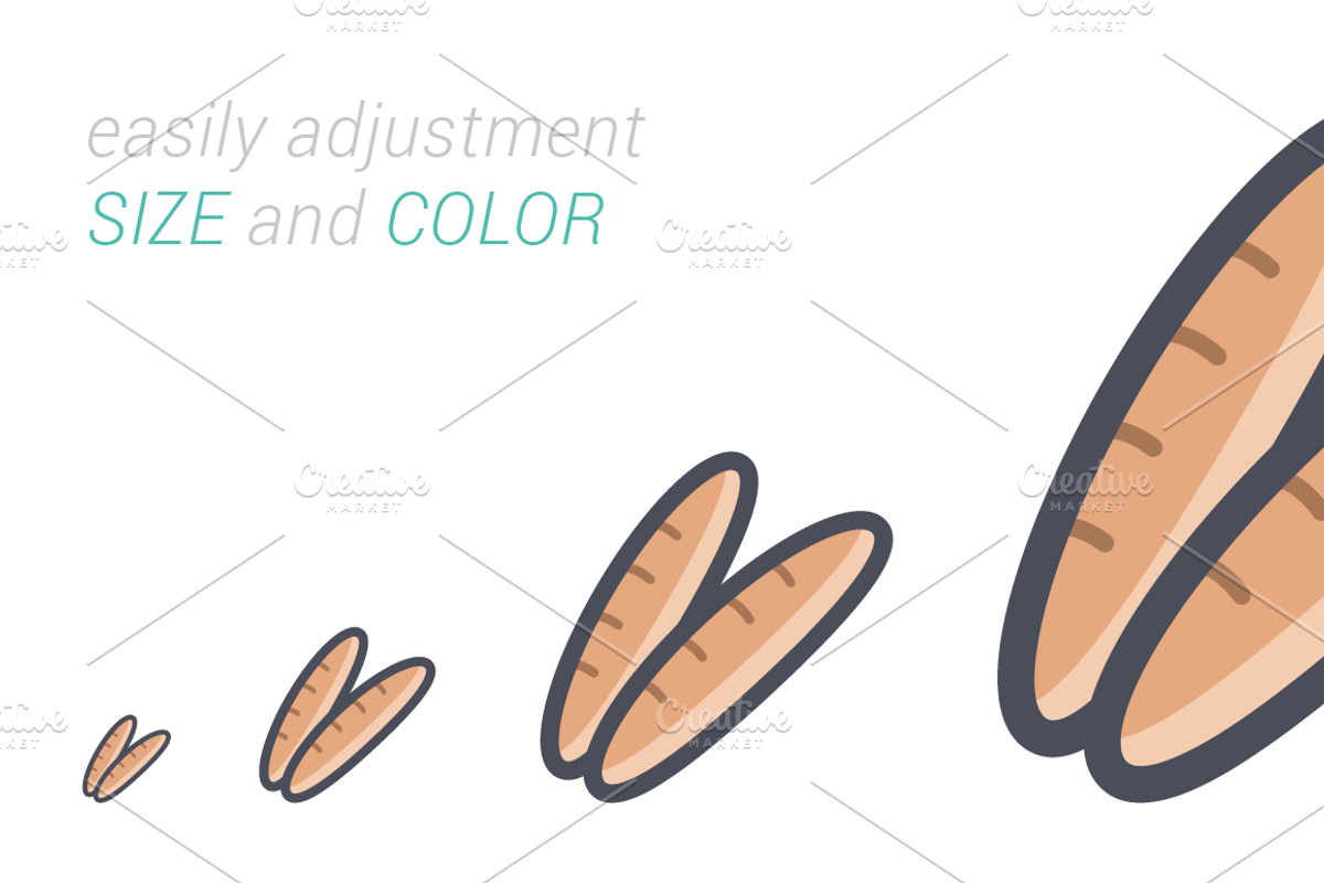 Bakery and Sweet Color Icon, an Icon by WORAKAMON Design Studio (Photo 3 of 3)