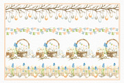Whimsical Easter. Watercolor clipart, a Decorative Illustration by Farida Bik (Thumbnail 10 of 14)