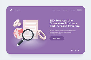 Web Design Template, a Templates & Theme by PureSolution