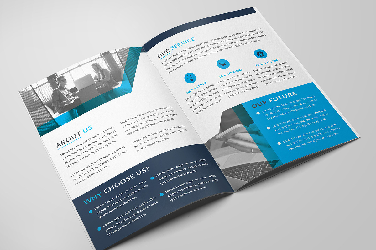 Bi-fold Brochure, a Brochure Template by design_pick (Photo 2 of 4)