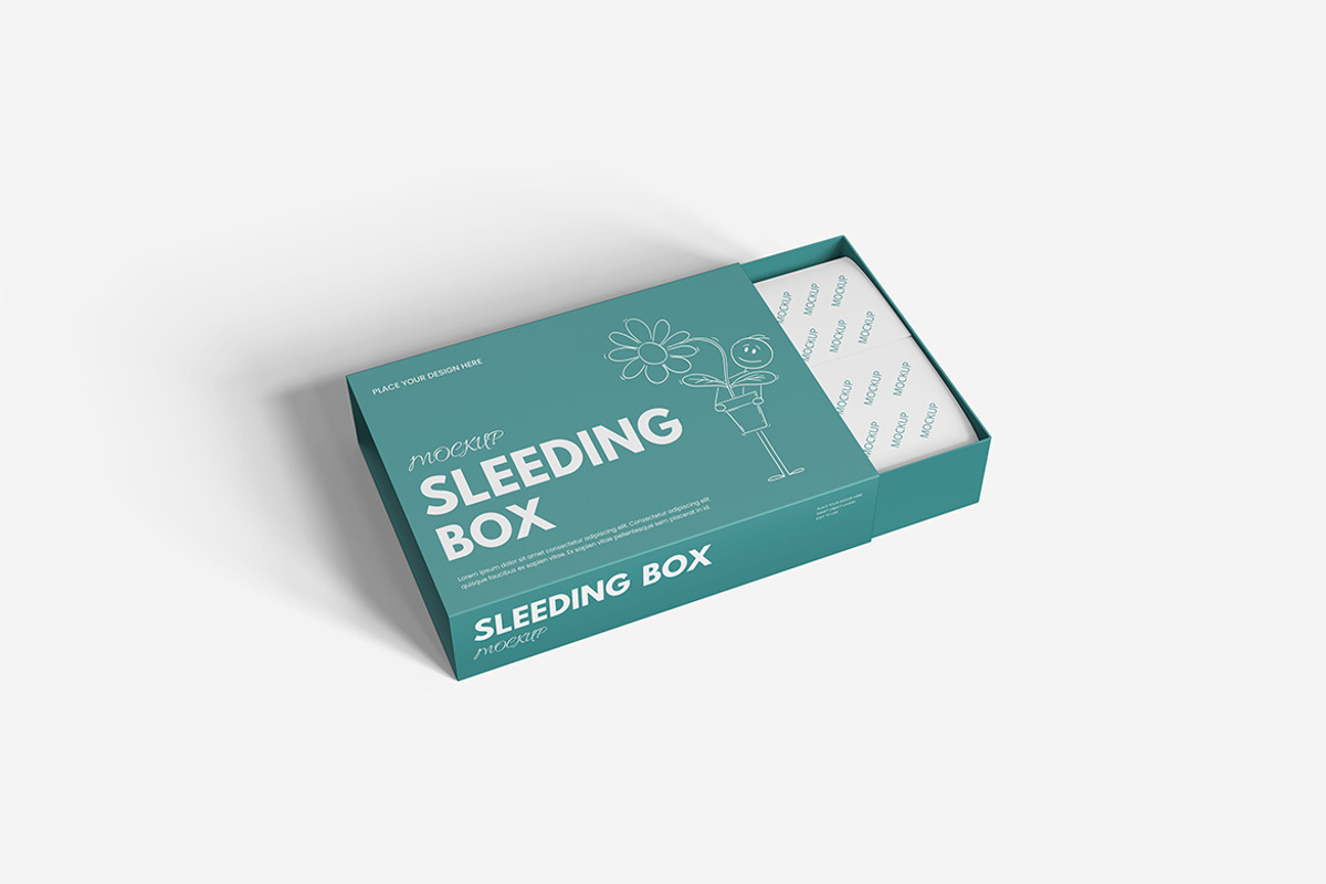 Sleeding Box Mockup, a Product Mockup by Indah (Photo 4 of 6)
